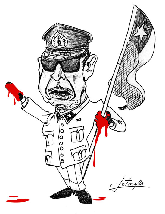 Augusto Pinochet – caricatura