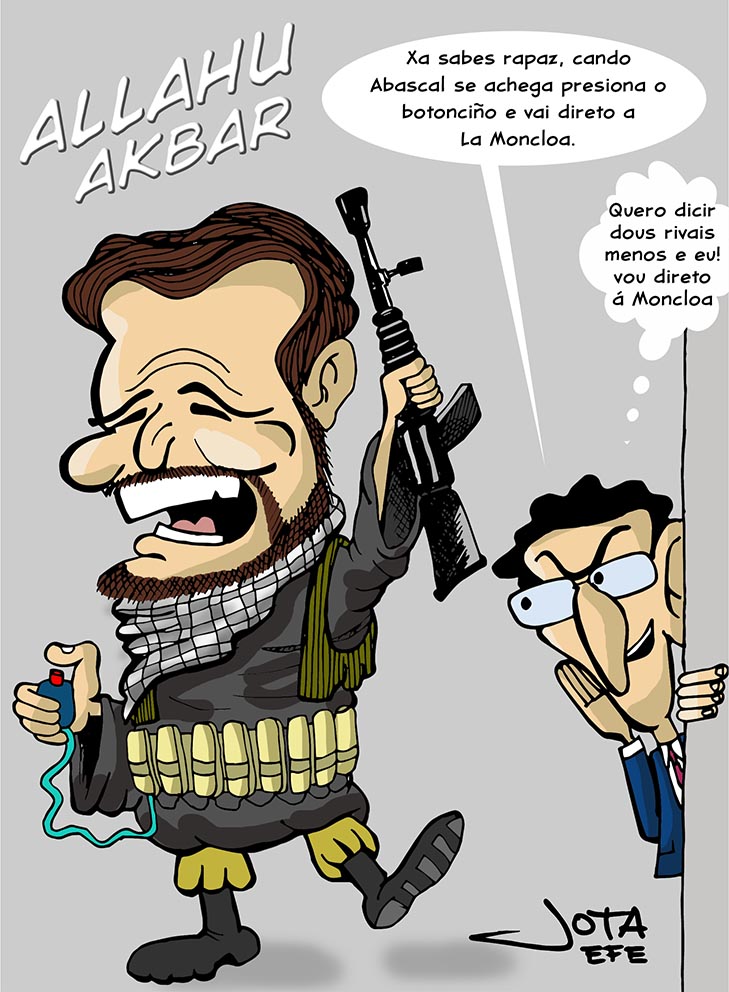 Pablo Casado caricatura